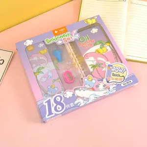 7 in 1 Stationery Combo Set.(Mini Gifting Set)