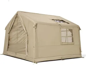 7㎡ Large Space Inflatable Tent, Rainproof and Thickened Windproof and Sunproof House for Outdoor Camping Overnight
