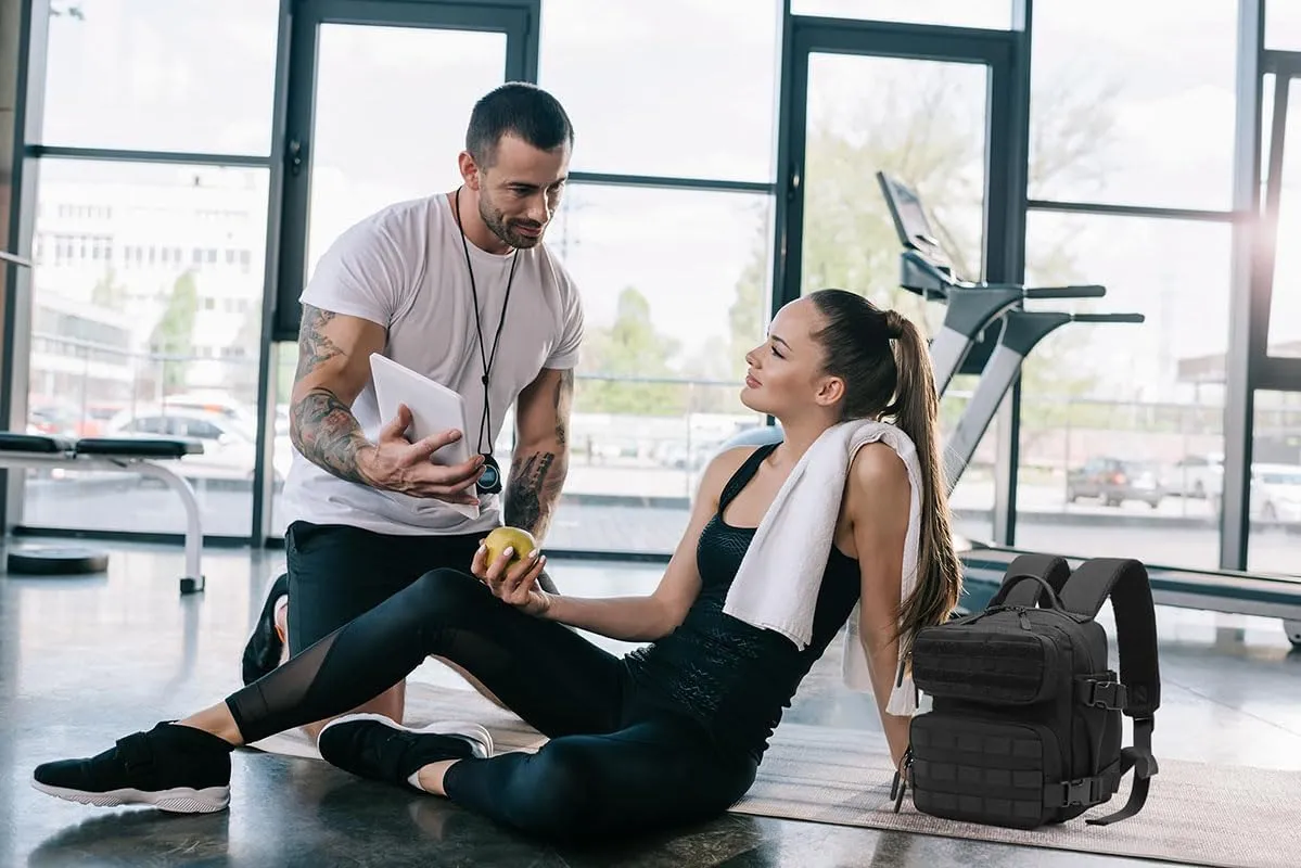 9L Mini Backpack for Men and Women, Small Backpack for Gym Hiking Travel Sports Running (Khaki)