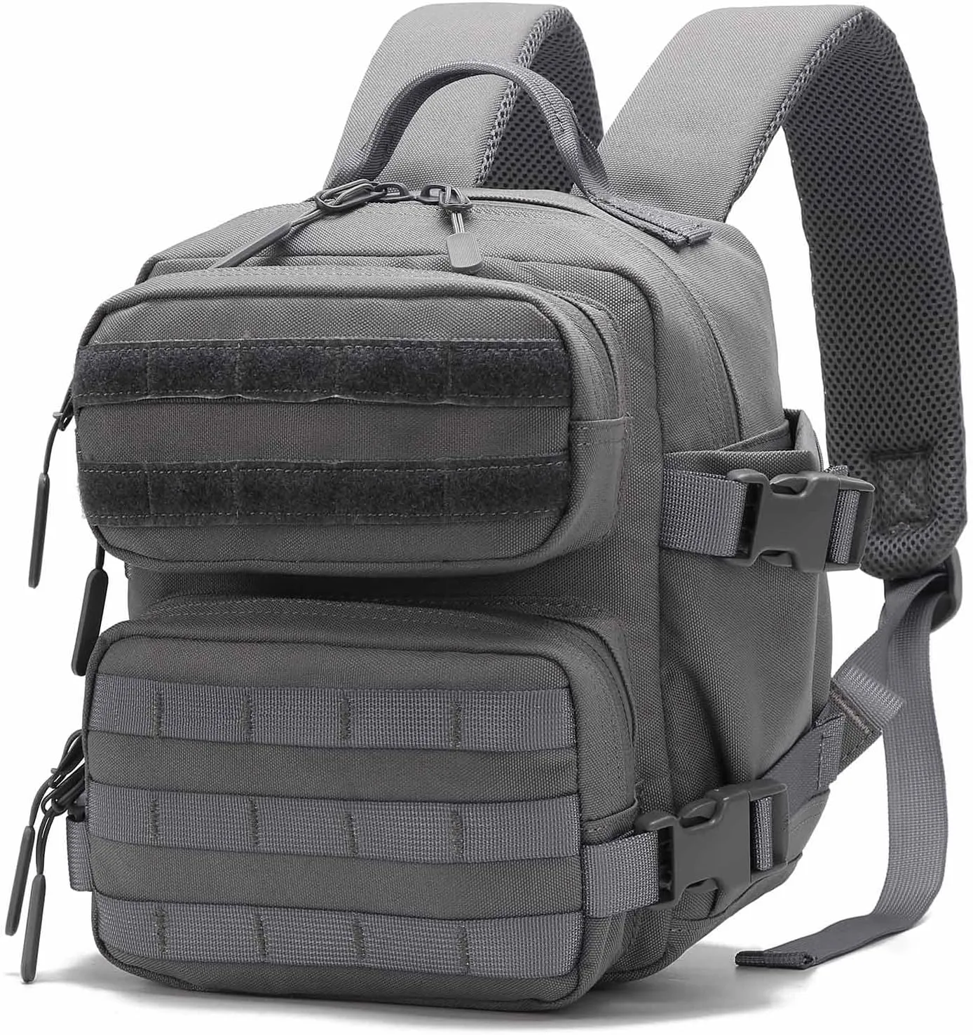 9L Mini Backpack for Women, 9L Small Hiking Backpack of Gym, Travel, Camping (Grey)