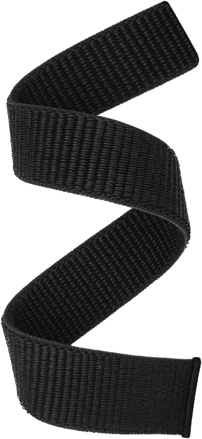 Abanen Hook and Loop Quick Dry Watch Band for Fenix 8 / epix Pro/Fenix 7/6/5 (47mm), 22mm Woven Nylon Ultralight Sport Wristband Strap for Garmin Instinct 2, Instinct 3 45mm