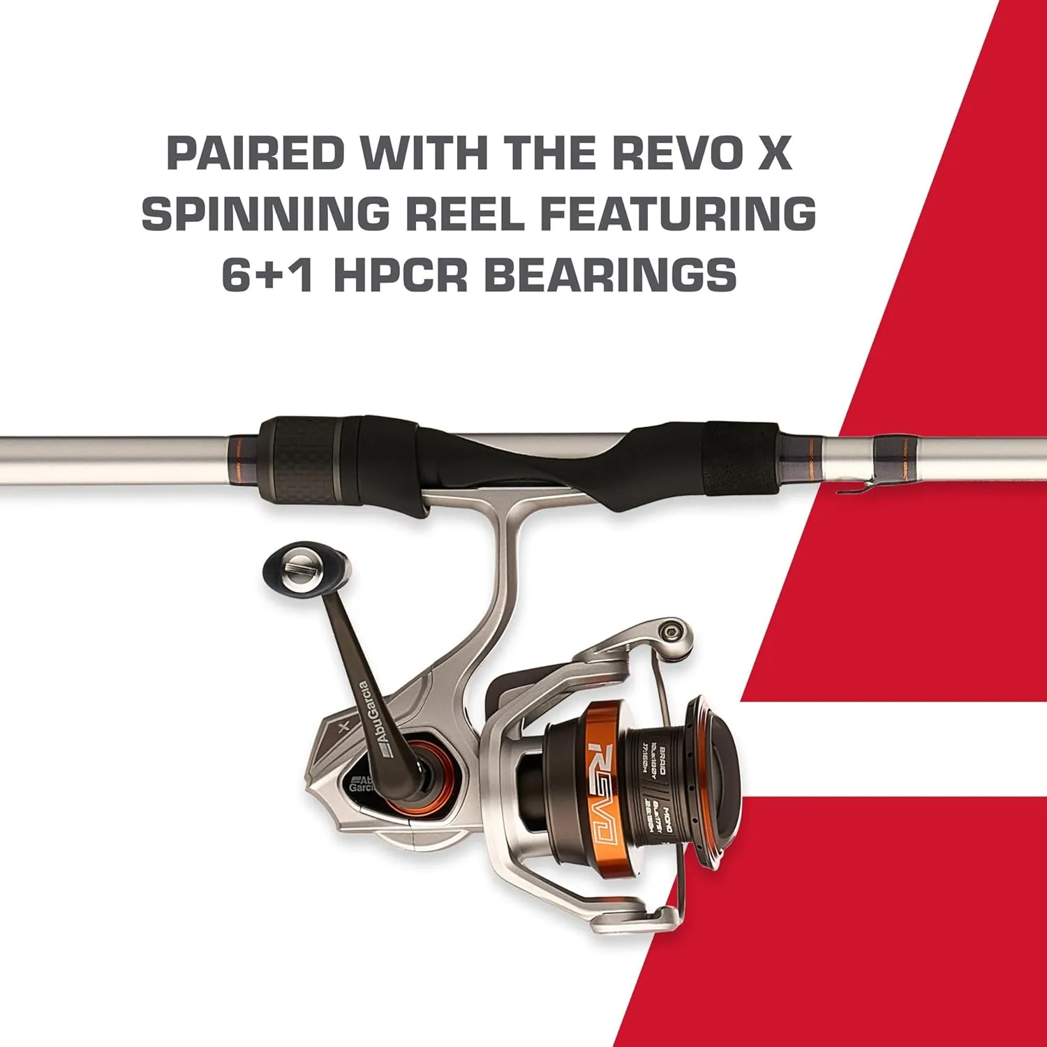 Abu Garcia Revo X Spinning Reel and Fishing Rod Combo