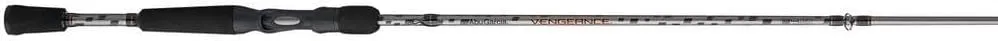Abu Garcia Vengeance Casting Fishing Rod, 1-Piece Graphite Fishing Rod for Freshwater or Saltwater Fishing, Shock Absorbing Tip