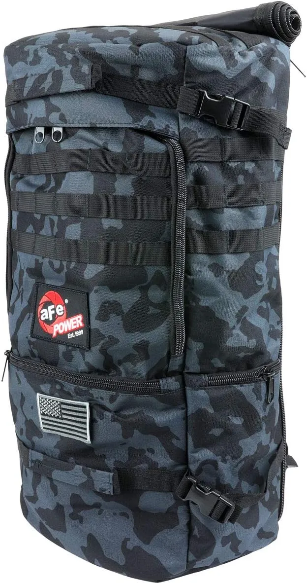 aFe Power aFe POWER Tactical Backpack Duffel Bag 55L Black Camouflage 40-33206-B
