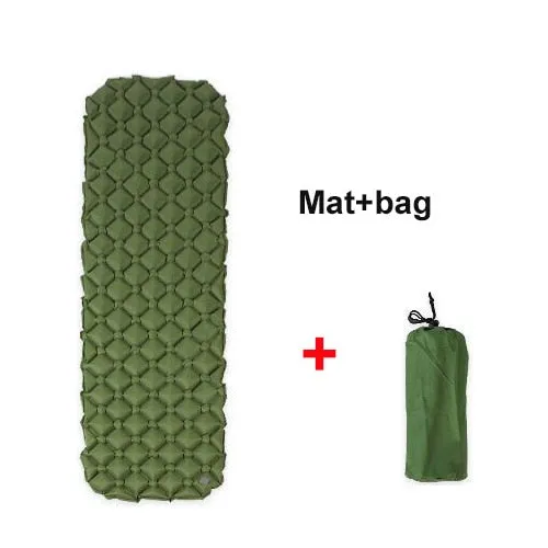 Air Mattress Sleeping Mat Outdoor Camping Pad Waterproof Inflatable Mattress Cushion for Backpacking Hiking Travel Beach