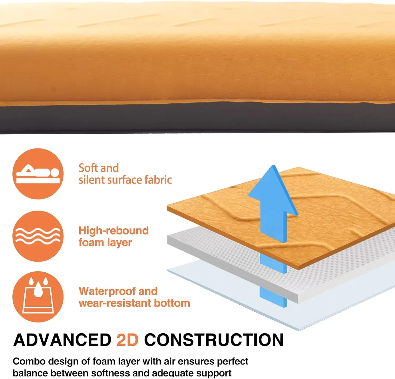 Airelax 2D Self Inflating Sleeping Pad for Camping