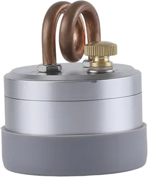 Alcohol Stove 2.4x2.8 Inch 50ml Mini Alcohol Stove with Non-Slip Pad Portable Metal Burner for Camping, Backpacking, Hiking