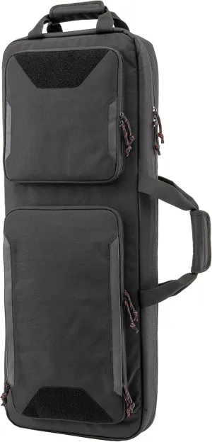 Allen Company Tac-Six 34" Lockable Ghost Vertical Tactical Gun Case, Backpack Straps & Conceal Carry Pocket, Black