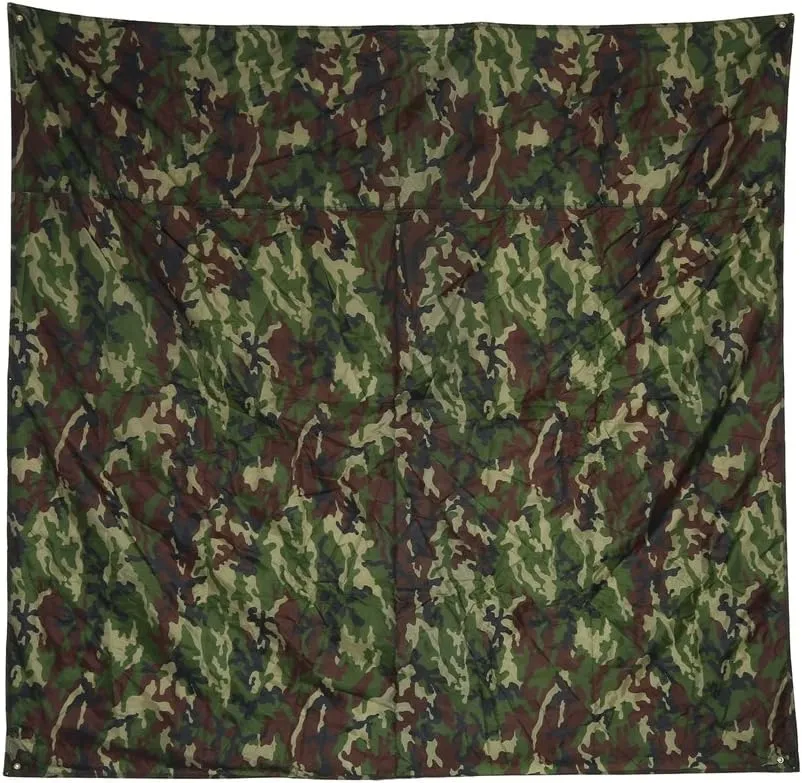 Alomejor Waterproof Camping Ultralight Tent Tarp Multifunctional Camouflage Footprint Ground Sheet Mat for Ourdoor Picnic Blanket