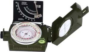 Aluminum Alloy Compass with Inclinometer High and Low Temperature Life Lightweight Navigation Compass for Outdoor Survival Hiking Camping