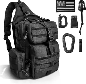 ALVOD Tactical Backpack for Men, Shoulder Backpack for Hiking