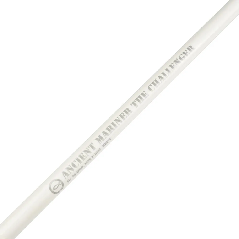 ANCIENT MARINER Catfish Fishing Rods 10' Two-Piece Glow in The Dark Ancient Mariner The Challenger Casting Rod, Heavy