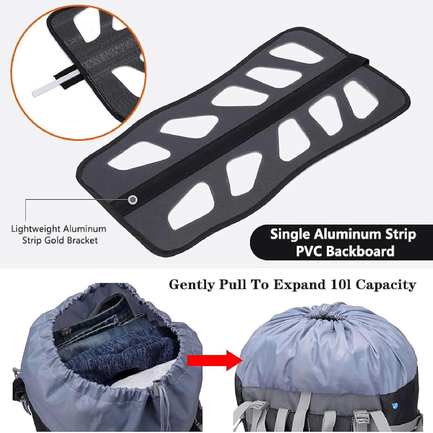 APLUSH Hiking Camping Backpack with Rain Cover, Lightweight Waterproof Outdoor Sport Travel Daypack for Climbing Touring,Blue a,60L