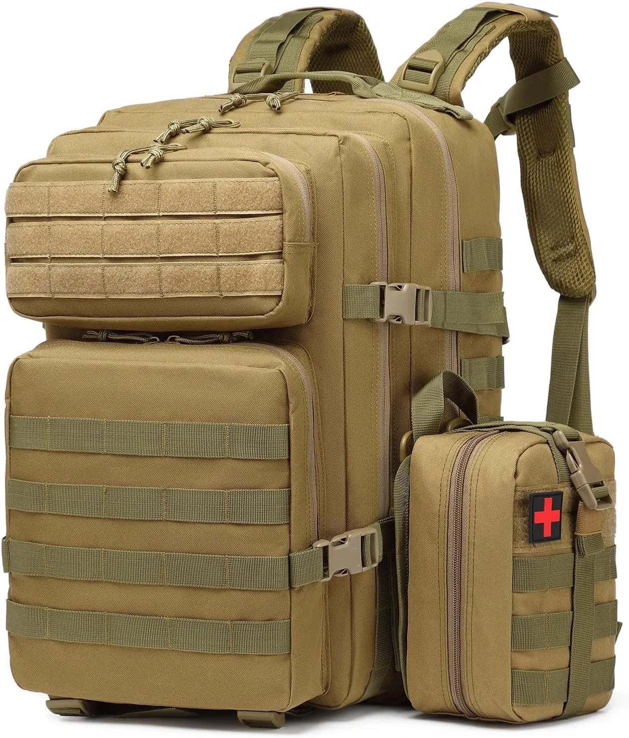 ATBP Military Tactical Molle Rucksack Backpack 45 Liters Hiking Daypack for Travel Hunting Camping