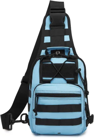 ATBP Small Tactical Sling Backpack Bag for Men Military Shoulder Bag Pack EDC Crossbody Bag for Hiking 7 Liters
