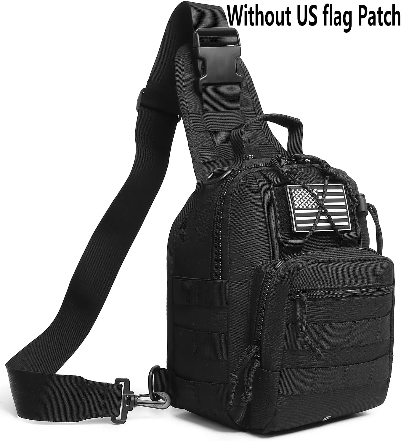 ATBP Small Tactical Sling Backpack Bag for Men Military Shoulder Bag Pack EDC Crossbody Bag for Hiking 7 Liters