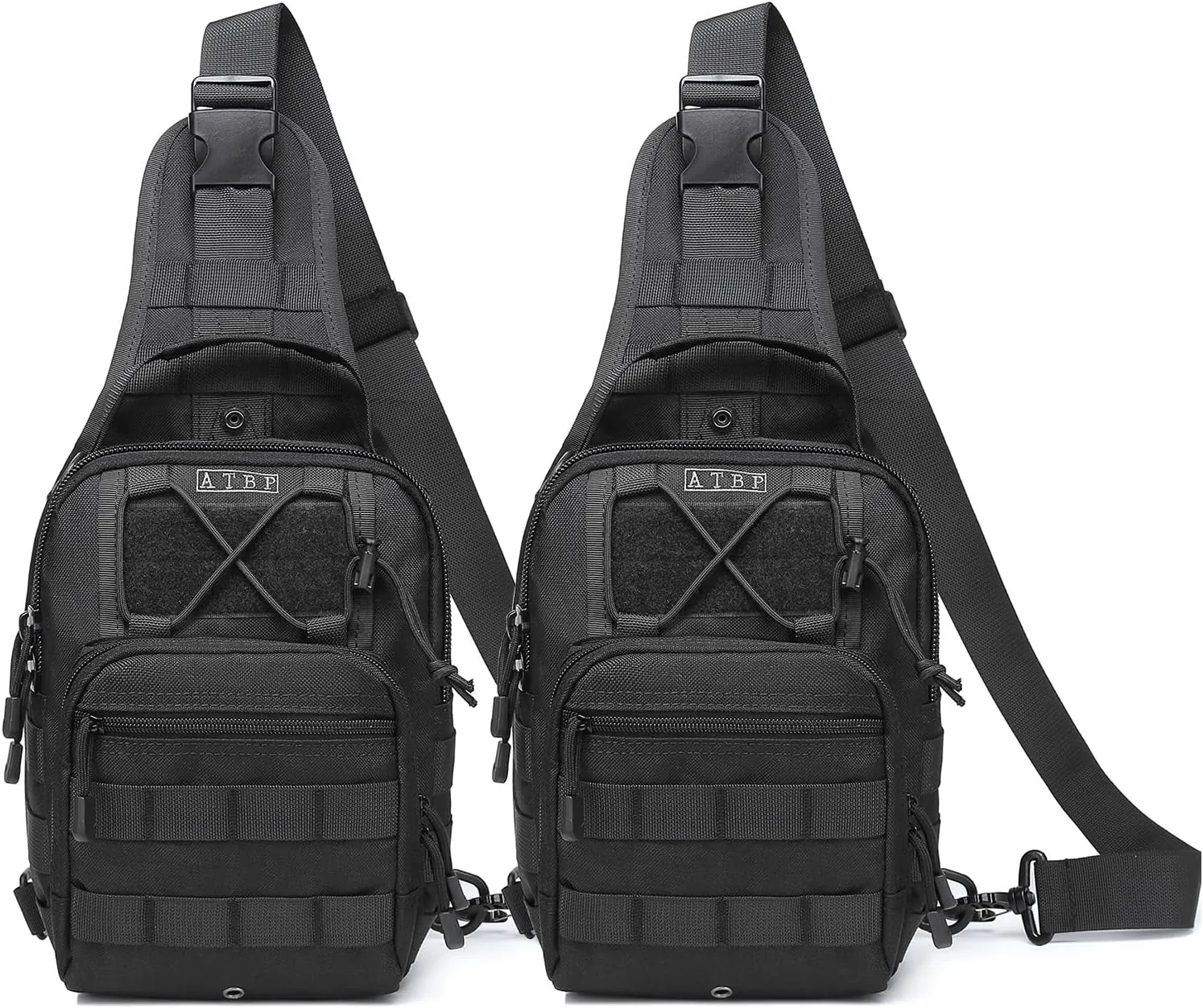 ATBP Small Tactical Sling Backpack Bag Pack for Men Military Shoulder Bag Molle Crossbody Bag for Hiking 6 Liters