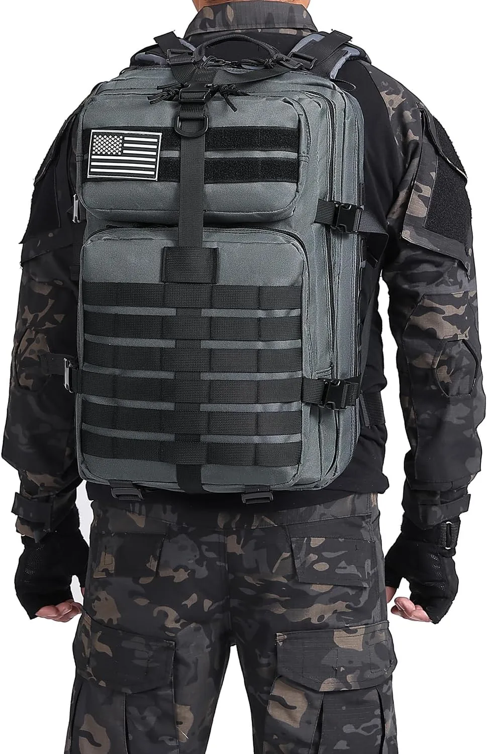 ATBP Tactical Military Rucksack Backpack Molle Hiking Daypack Hunting 45 Liters