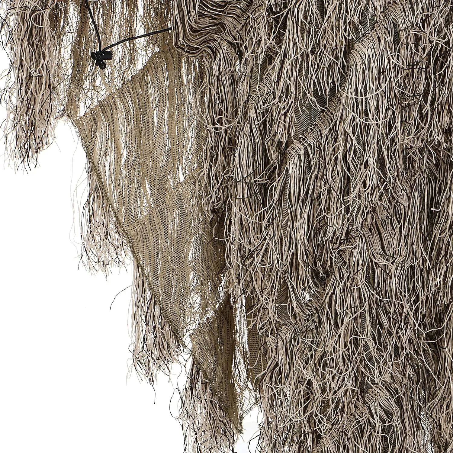 AUSCAMOTEK Ghillie Suit Poncho for Hunting Bird Watch Gilly Camouflage Cloak Green and Desert