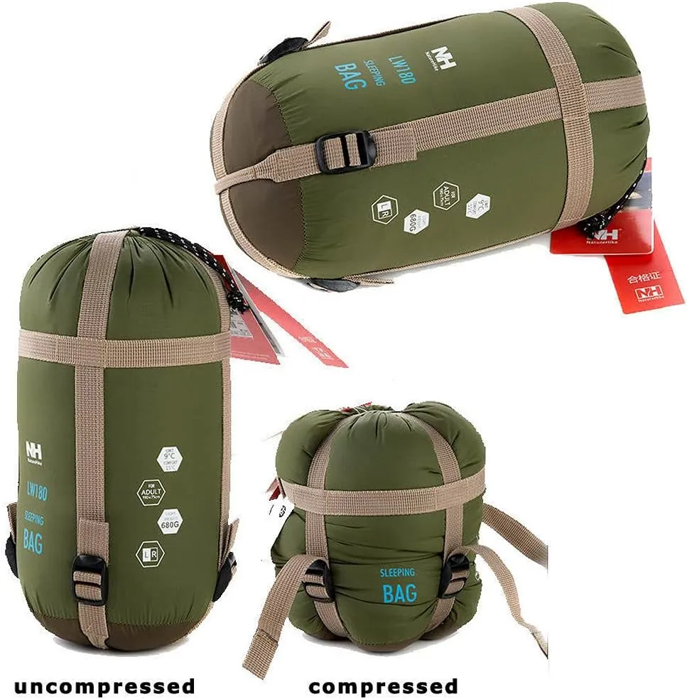 ausuky Hiking Ultralight Sleeping Bag Travel Outdoor Camping Hiking Survival Portable Kit