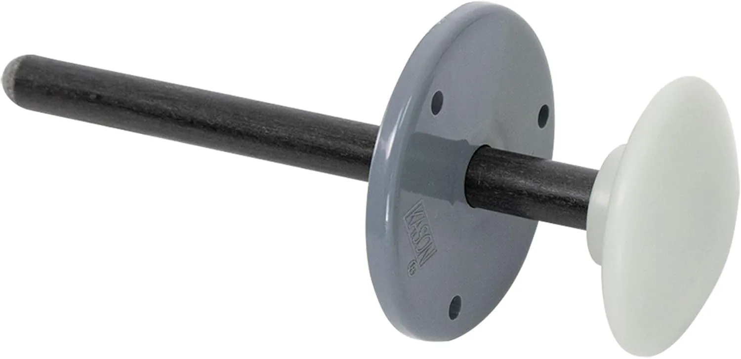 Awoco Kason 487 Frost-Free Inside Release Handle, Glow in Dark, Fiberglass Push Rod for 6" Thick Door of Walk-in Coolers and Freezers, Overall 8-7/8" (Fiberglass 58 Long)
