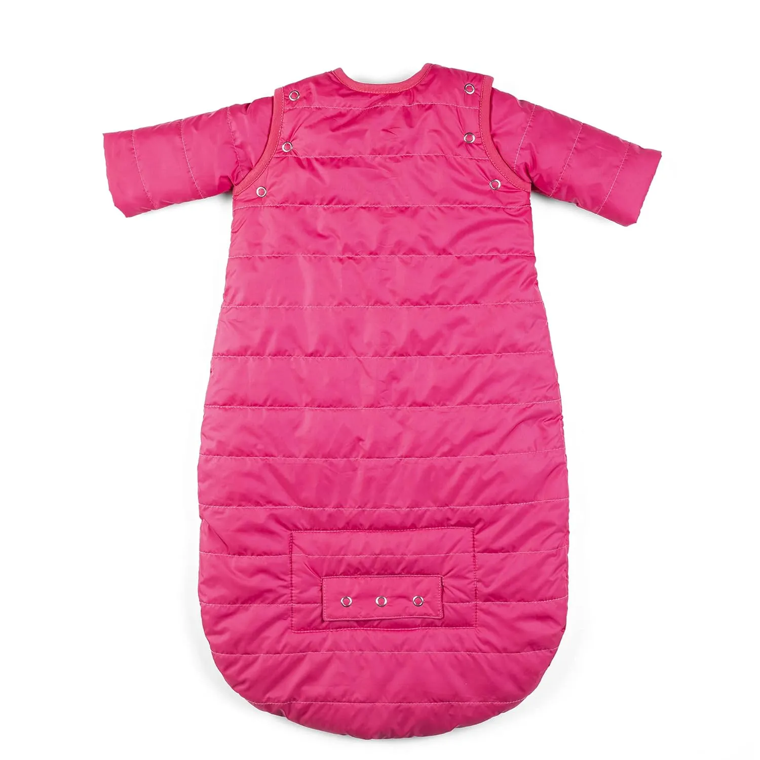 baby deedee Sleep Nest Travel Quilted Baby Sleeping Bag Sack with Sleeves, Hot Pink, Large (18-36 Month)
