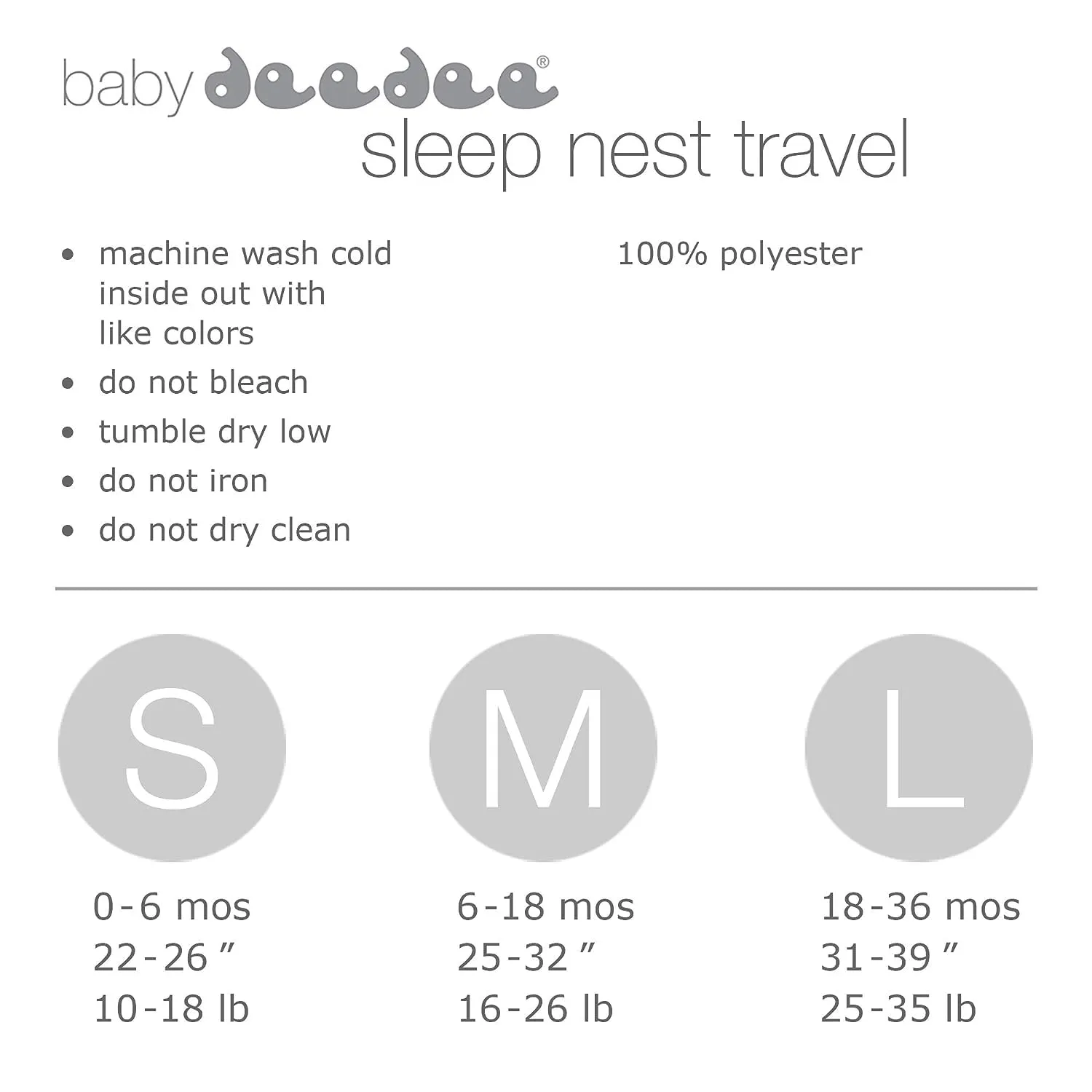 baby deedee Sleep Nest Travel Quilted Baby Sleeping Bag Sack with Sleeves, Hot Pink, Large (18-36 Month)