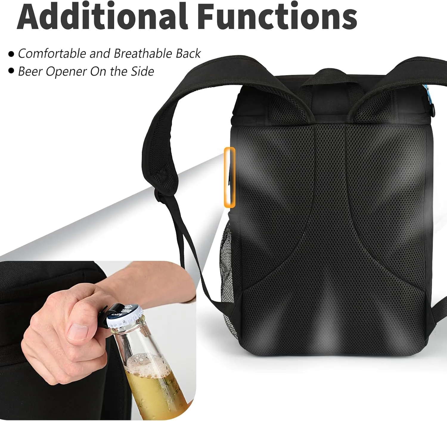 Backpack Cooler,36 Can Cooler Backpack & Portable Lightweight Backpack Coolers Insulated Leak Proof for Men and Women