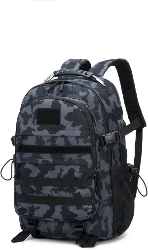 backpack (Dark Blue Camo, 18.5 Inches)