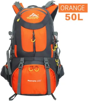 Backpack, unisex backpack, outdoor travel sports backpack, hiking backpack, 40-60L, large size 60×38×22cm