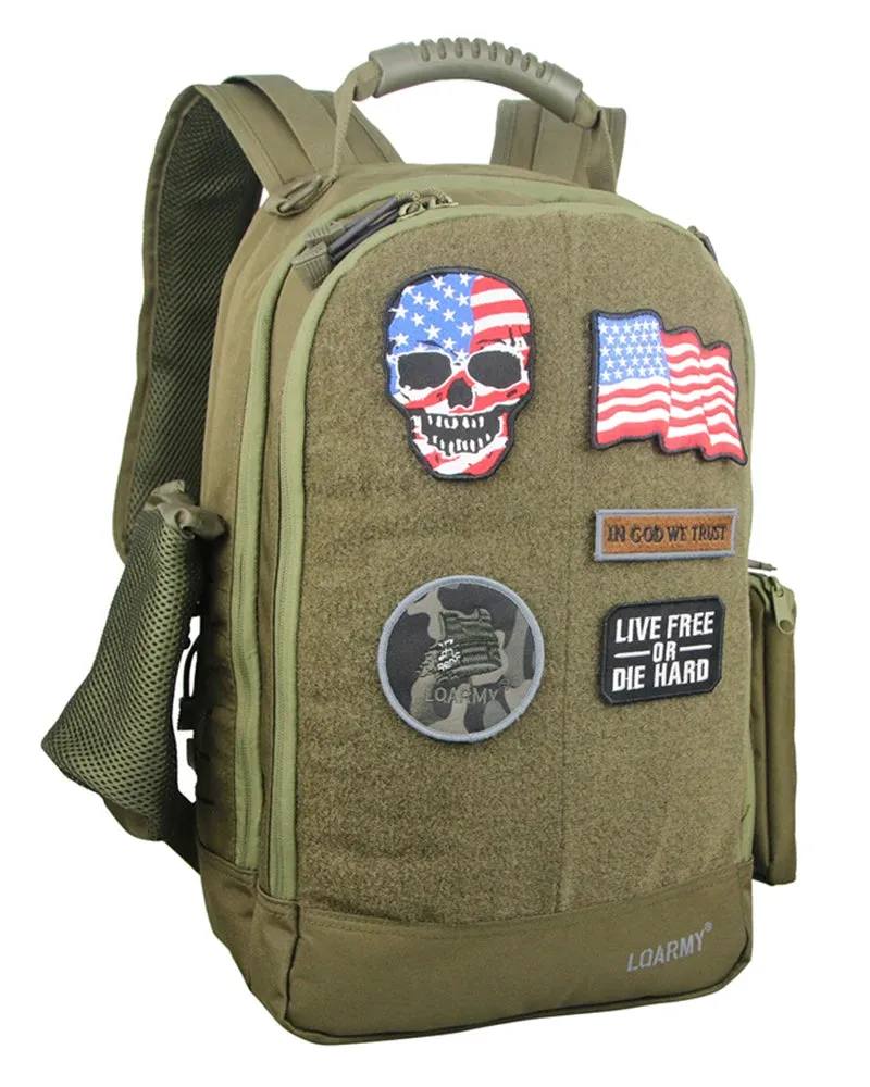 Backpack with 5 Velcro Patches | 20L