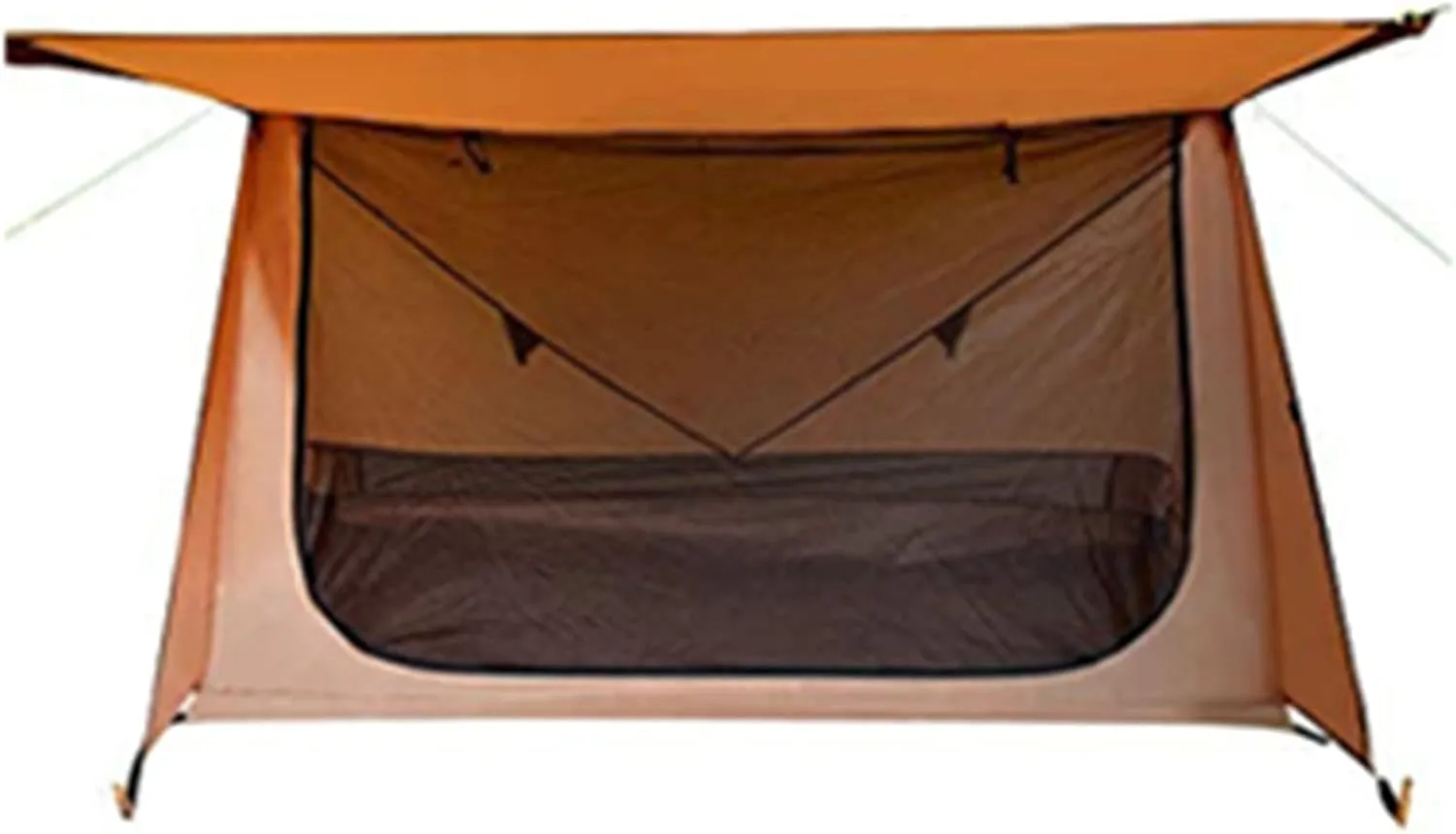 Backpacking Tent 2 Person Trekking Pole Tent Ultralight Trekker Tent Survival Gear Shelter for Camping Hiking Travel (Color : Blue, Size : Large)