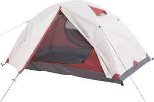 Backpacking Tent for 2 People, 3-Season Double Layer Waterproof Hiking Tent for Outdoor Camping – Grey