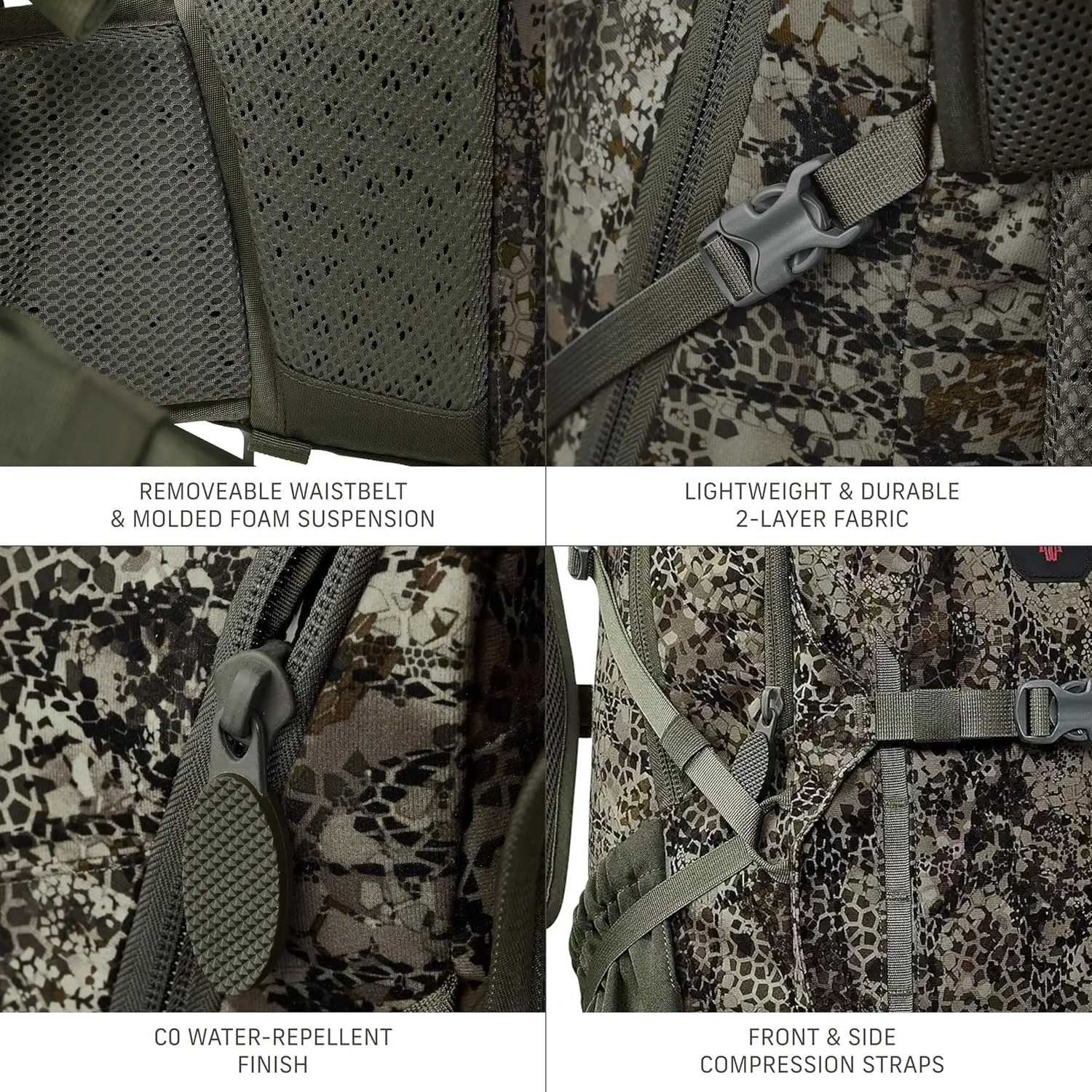 Badlands ATX 16 Hunting Pack - All-Terrain Xtreme Tactical Backpack, Lightweight, Water Resistant, Approach GT