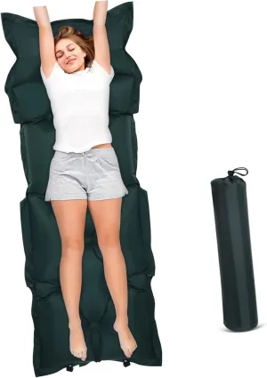 balacoo Flatable Sleeping Pad for Camping Self Inflating Air Mattress Pillow Compact Comfortable for Hiking