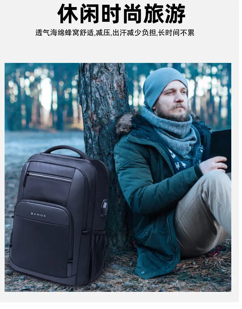 Bange Men's Designer Laptop Bag Tactical Sports Backpack Men