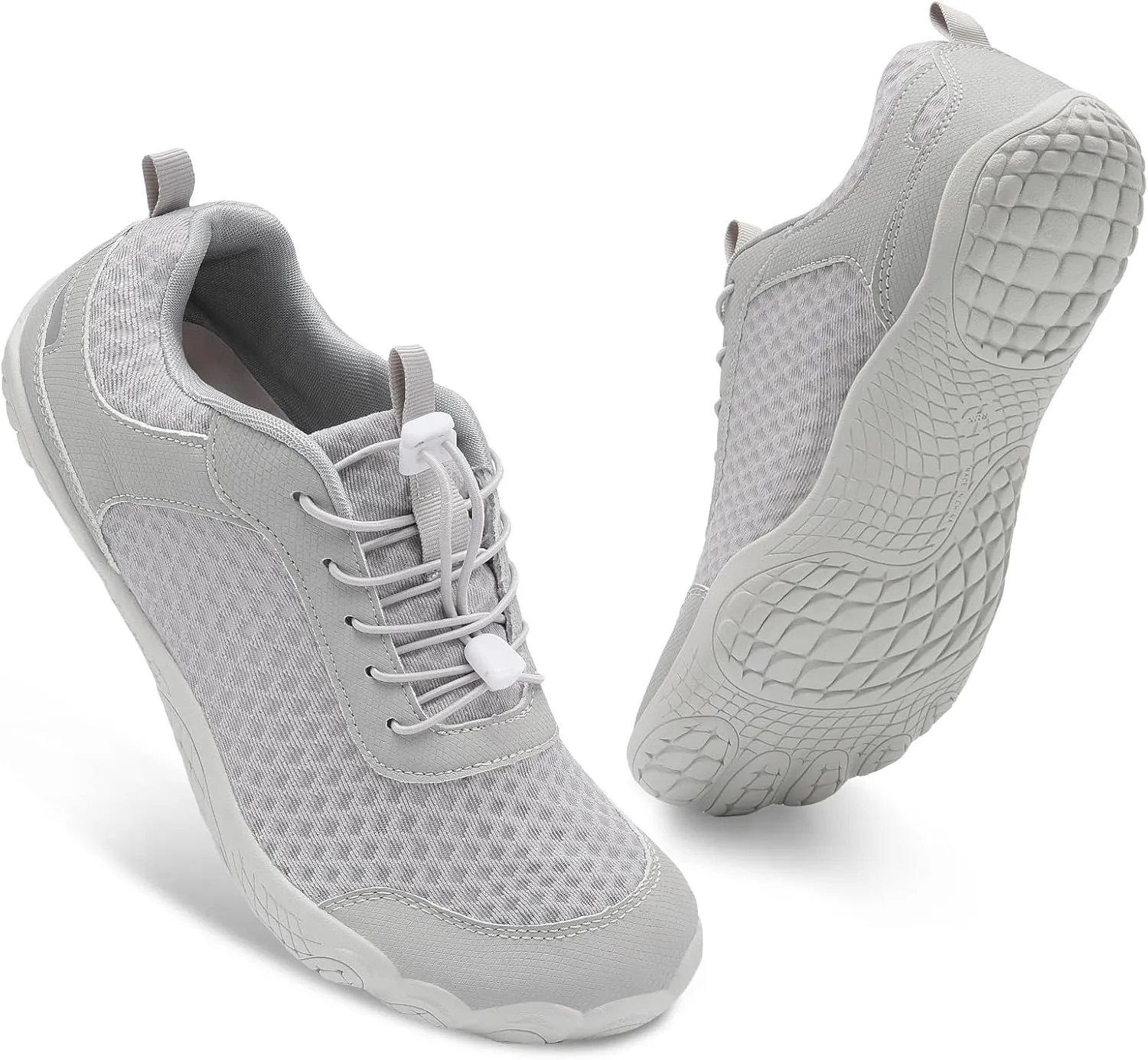 BARERUN Water Shoes Women Men Quick-Dry Wide Toe Athletic Hiking Water Sports Shoes Adjustable Zero Drop Barefoot Shoes for Beach Swim Kayaking Surfing Walking Training