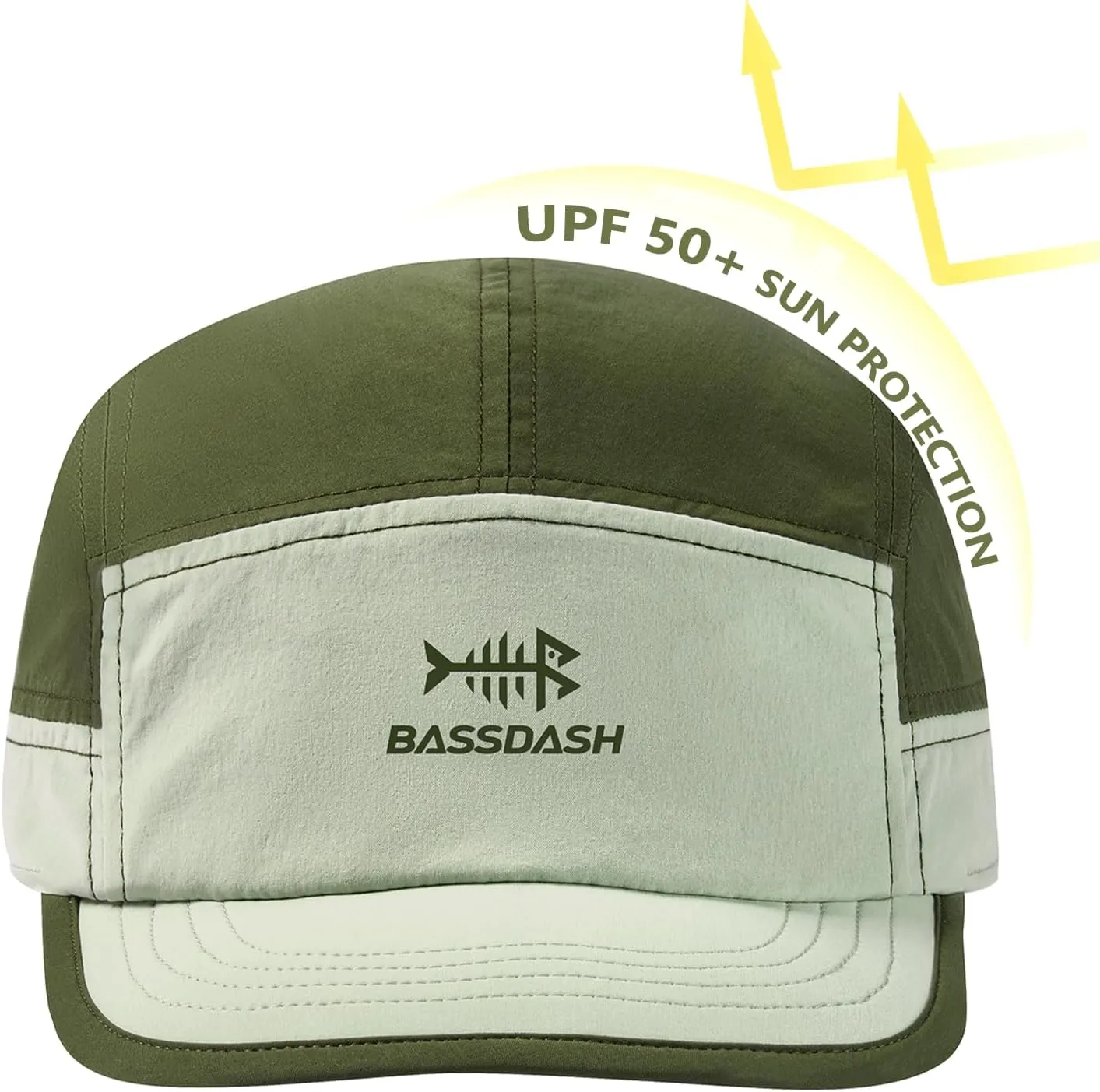BASSDASH Ultralight UPF 50  Soft Baseball Caps Unstructured Quick Dry Folding Hat Adjustable for Men Woman Outdoor Activities