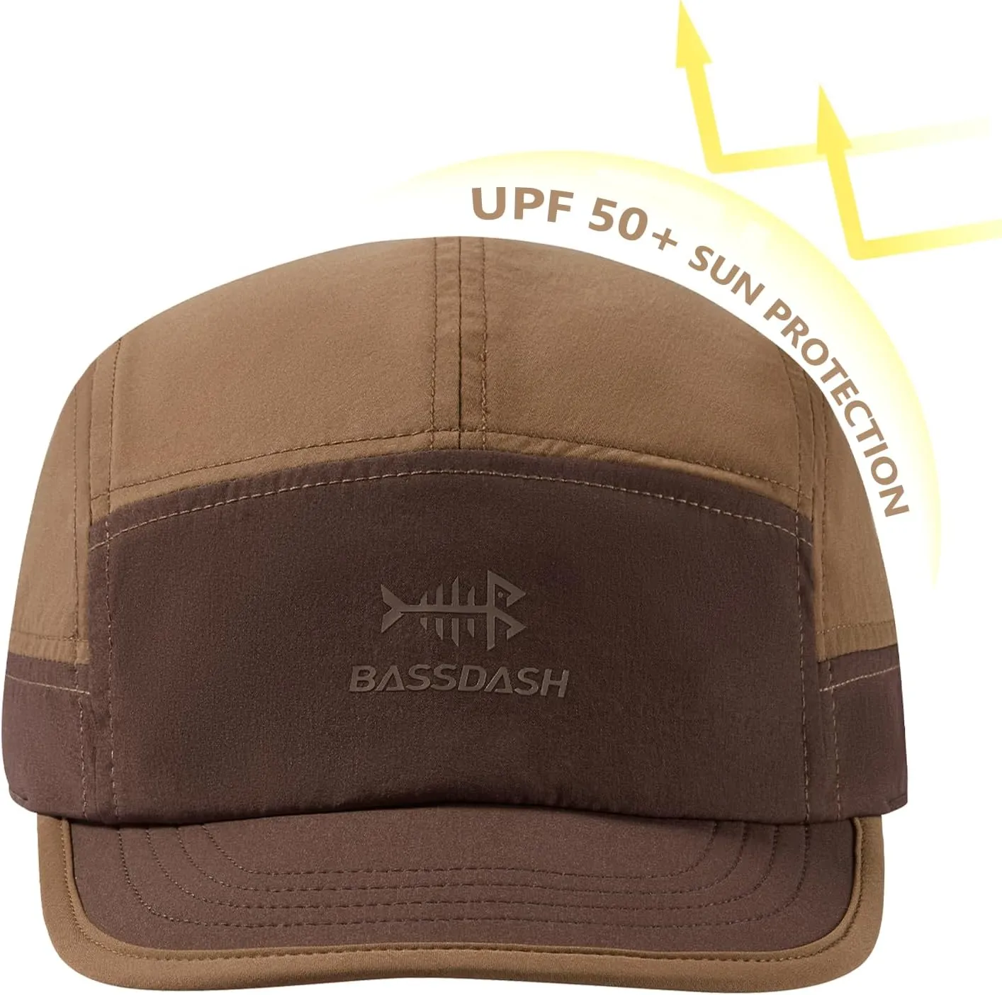 BASSDASH Ultralight UPF 50  Soft Baseball Caps Unstructured Quick Dry Folding Hat Adjustable for Men Woman Outdoor Activities