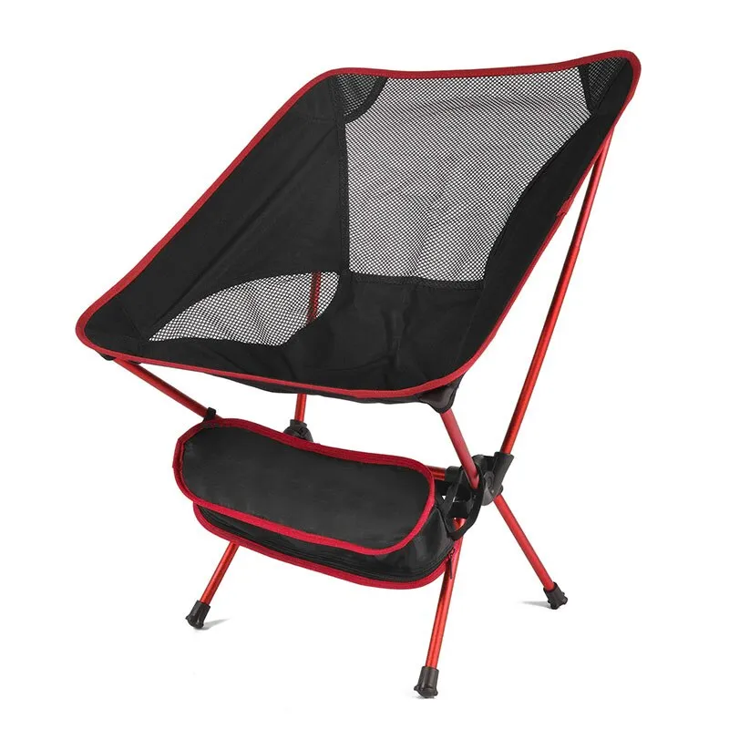 Beach Chair Chair Seat Superhard Folding Chair Long-term Picnic Camping Hiking Load Ultralight High Portable Outdoor Travel Tools Fishing Digital