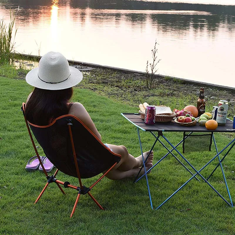 Beach Chair Chair Seat Superhard Folding Chair Long-term Picnic Camping Hiking Load Ultralight High Portable Outdoor Travel Tools Fishing Digital