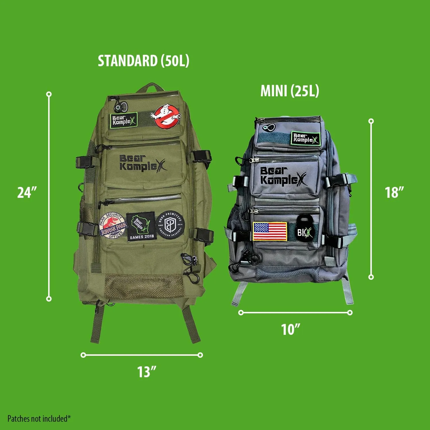 Bear KompleX Military Grade Tactical Backpack - Organize Gear & Optimize Comfort - Multipurpose 1000 Denier Nylon Backpack