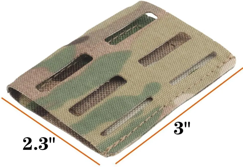 Belt Molle Adapter, Versatile Insert System Removable Molle Panels for 2” Tactical Belt and Loop Surface 4 Pack