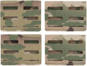 Belt Molle Adapter, Versatile Insert System Removable Molle Panels for 2” Tactical Belt and Loop Surface 4 Pack
