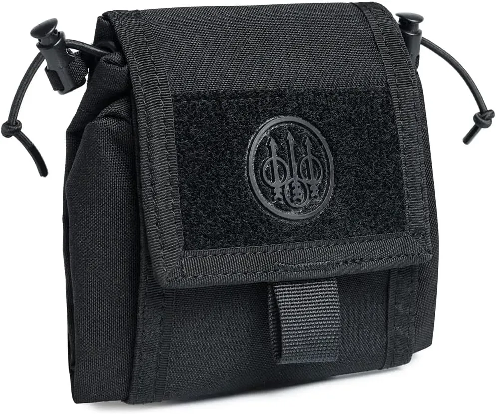 Beretta Tactical Foldable Dump Pouch withClosure & MOLLE System | Compact Roll-Up Utility Bag | Rugged Durable Water-Repellent Magazine Pouch