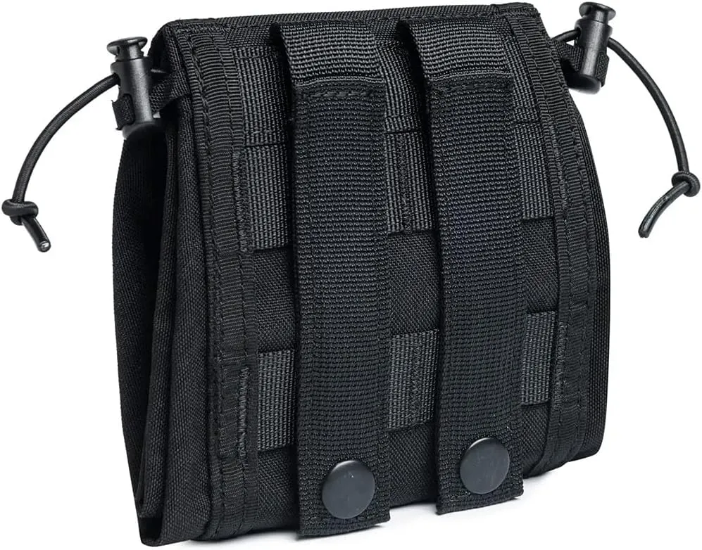 Beretta Tactical Foldable Dump Pouch withClosure & MOLLE System | Compact Roll-Up Utility Bag | Rugged Durable Water-Repellent Magazine Pouch