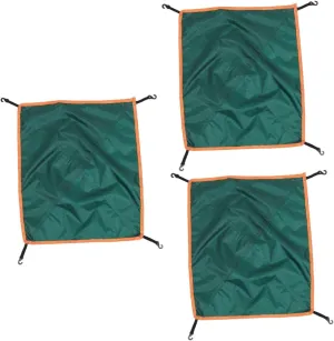 BESPORTBLE 3pcs Professional Rain Fly Tent Cover Portable Sun Shelter for Camping Waterproof Tent Accessory