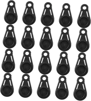 BESPORTBLE Tent Fasteners Small Tent Clips Windproof Tent Clips Heavy Duty Tarps Tarp Clips Awning Clamp Outdoor