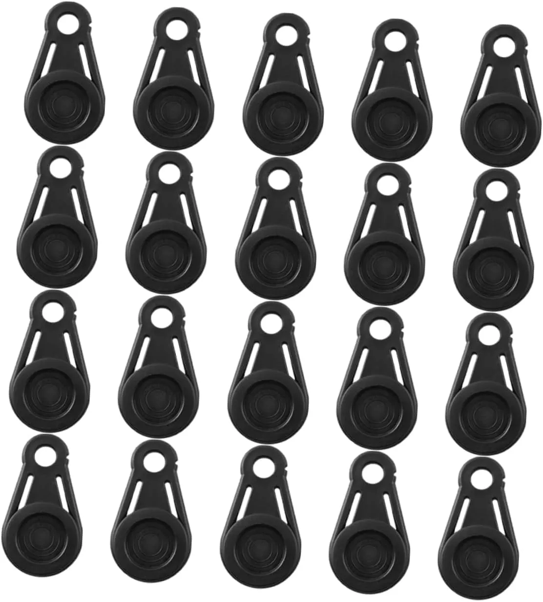 BESPORTBLE Tent Fasteners Small Tent Clips Windproof Tent Clips Heavy Duty Tarps Tarp Clips Awning Clamp Outdoor