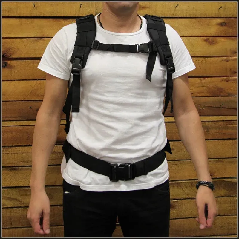 BK-1018 30L Outdoor Waterproof Black EDC Pack Military Tactical Backpack Mochila Tatical
